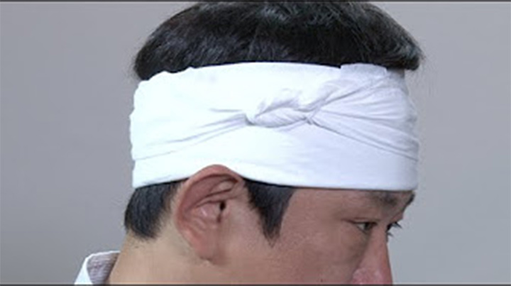 三角巾の使い方講座 2
