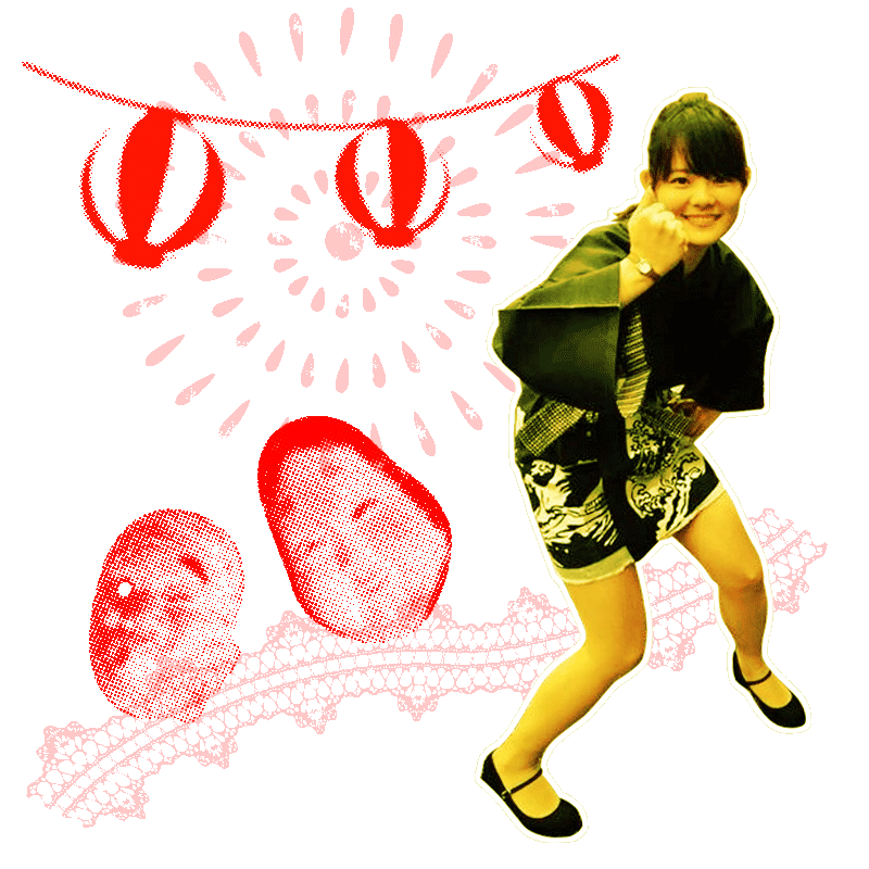 夏祭りがテーマで懇親会
