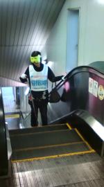 高齢者疑似体験中