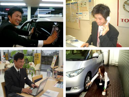 笑顔がまぶしい福岡トヨタ自動車株式会社の社員の皆さん