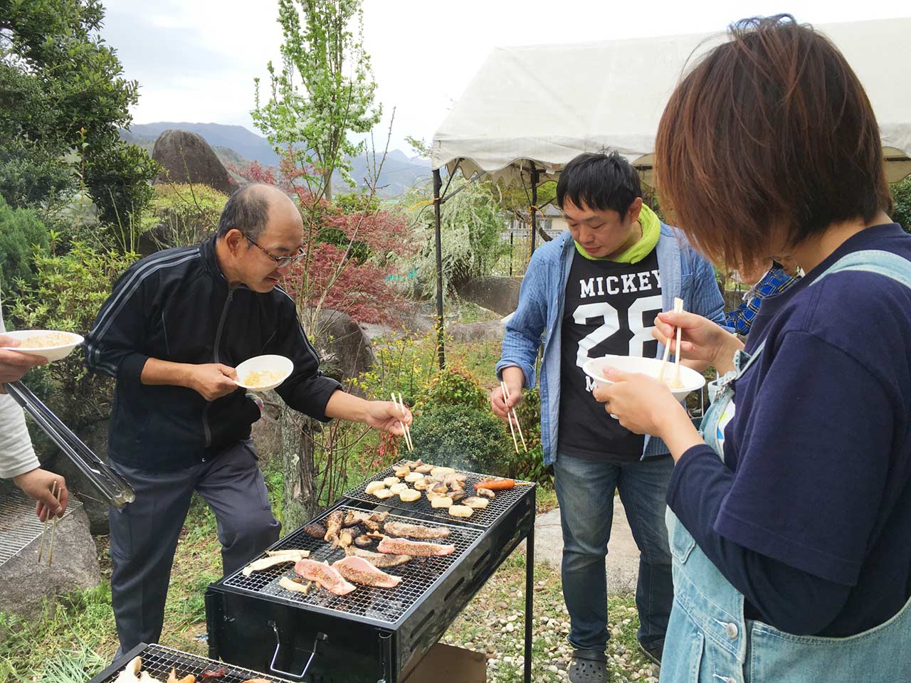 葡萄の植樹祭