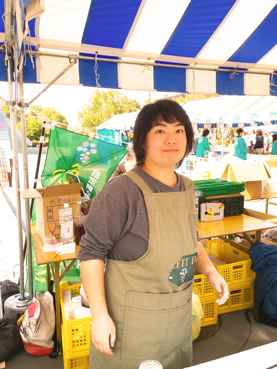 甲府市農林業祭りショップ出店
