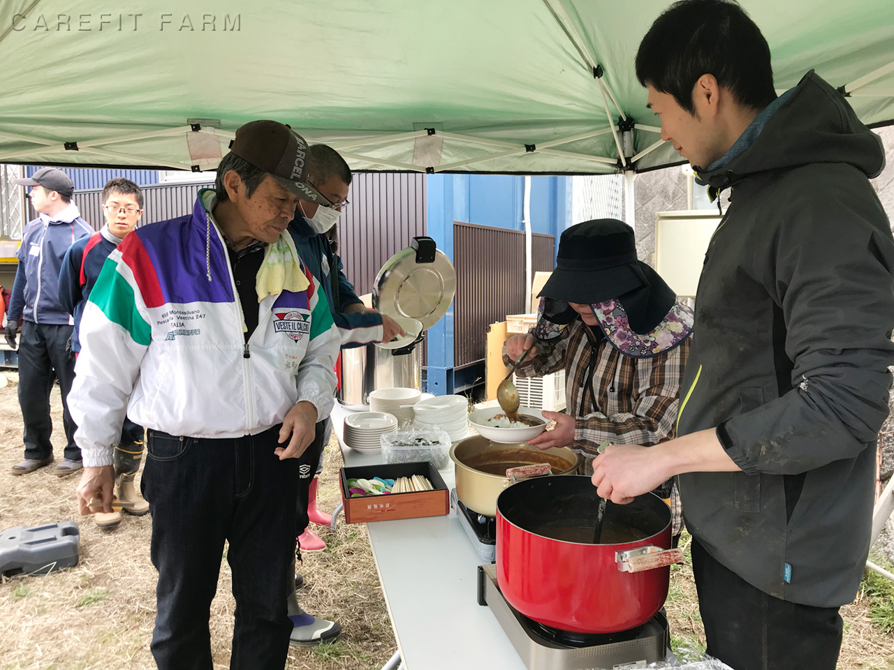 じゃがいも植え付けイベント