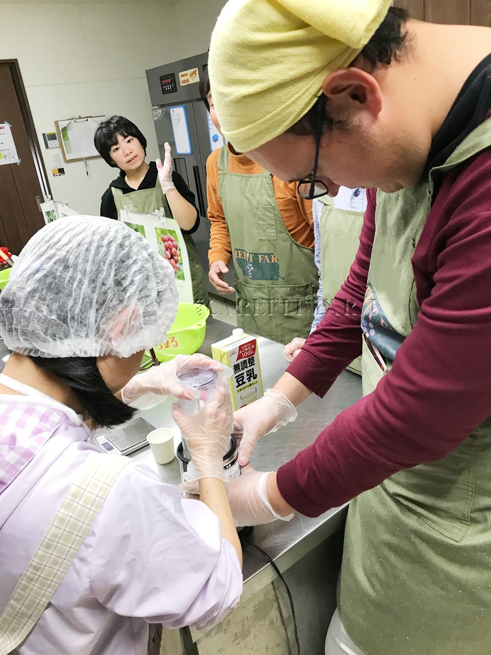スムージーづくり