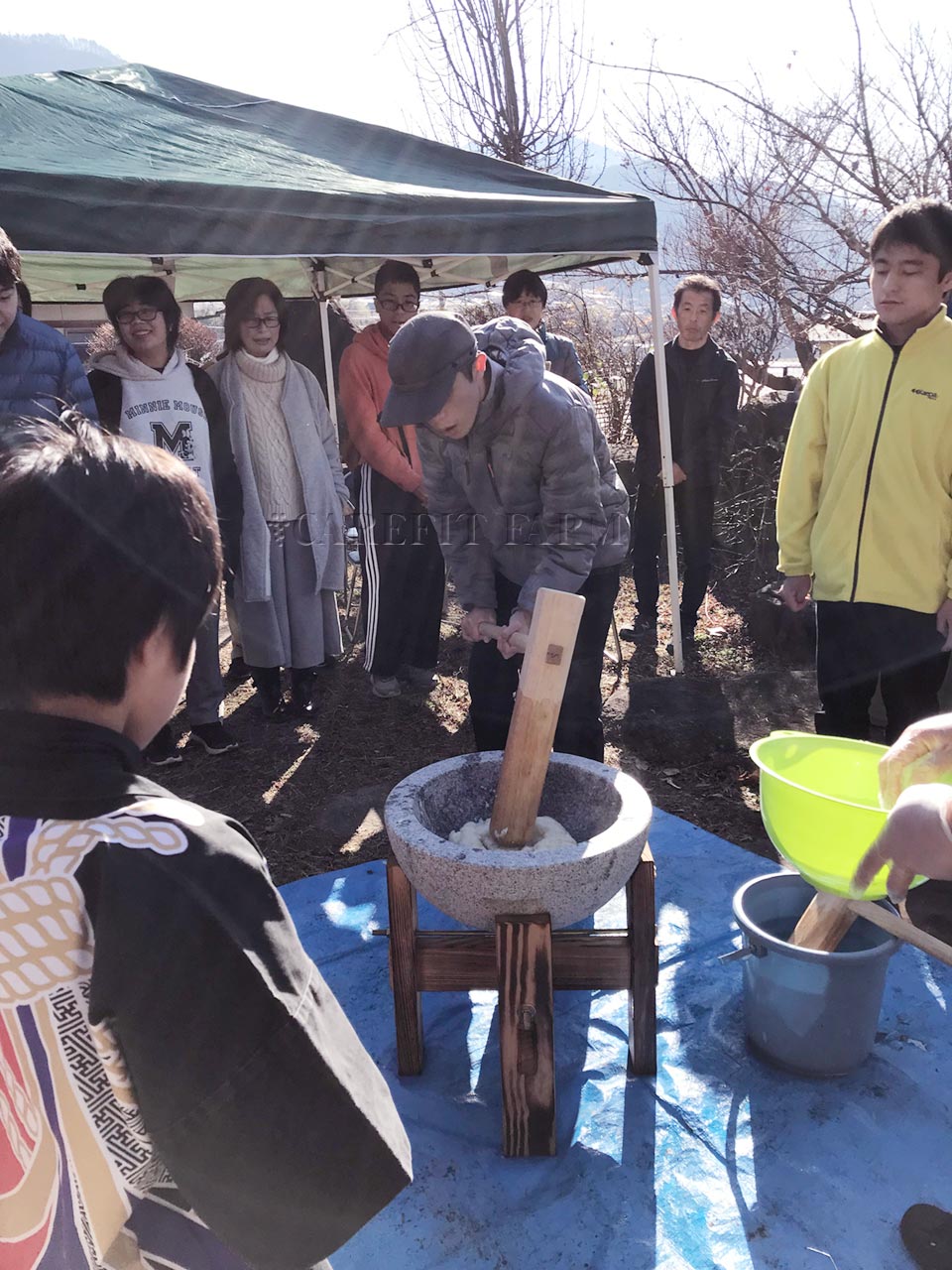 お正月餅つきイベント