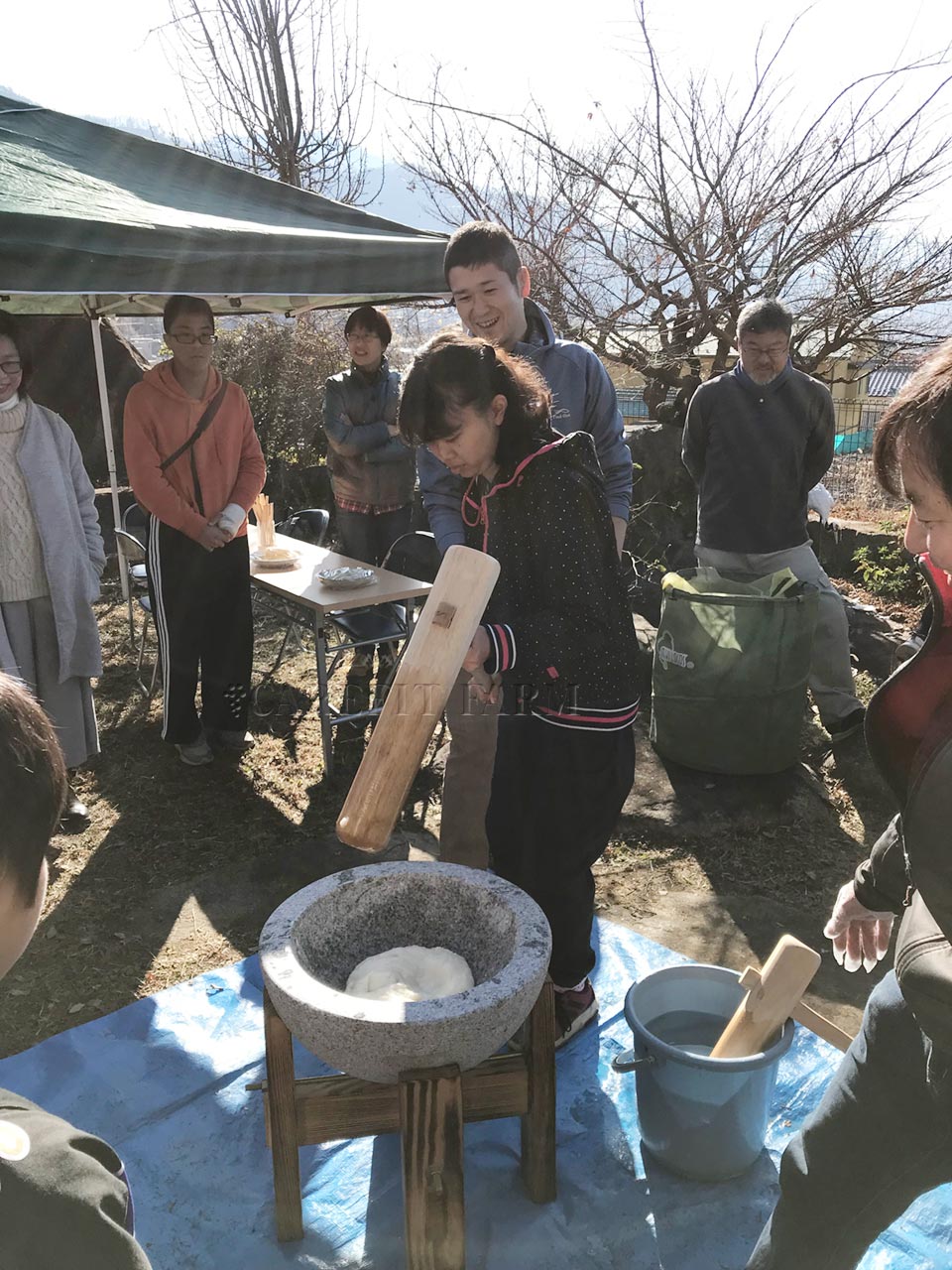 お正月餅つきイベント