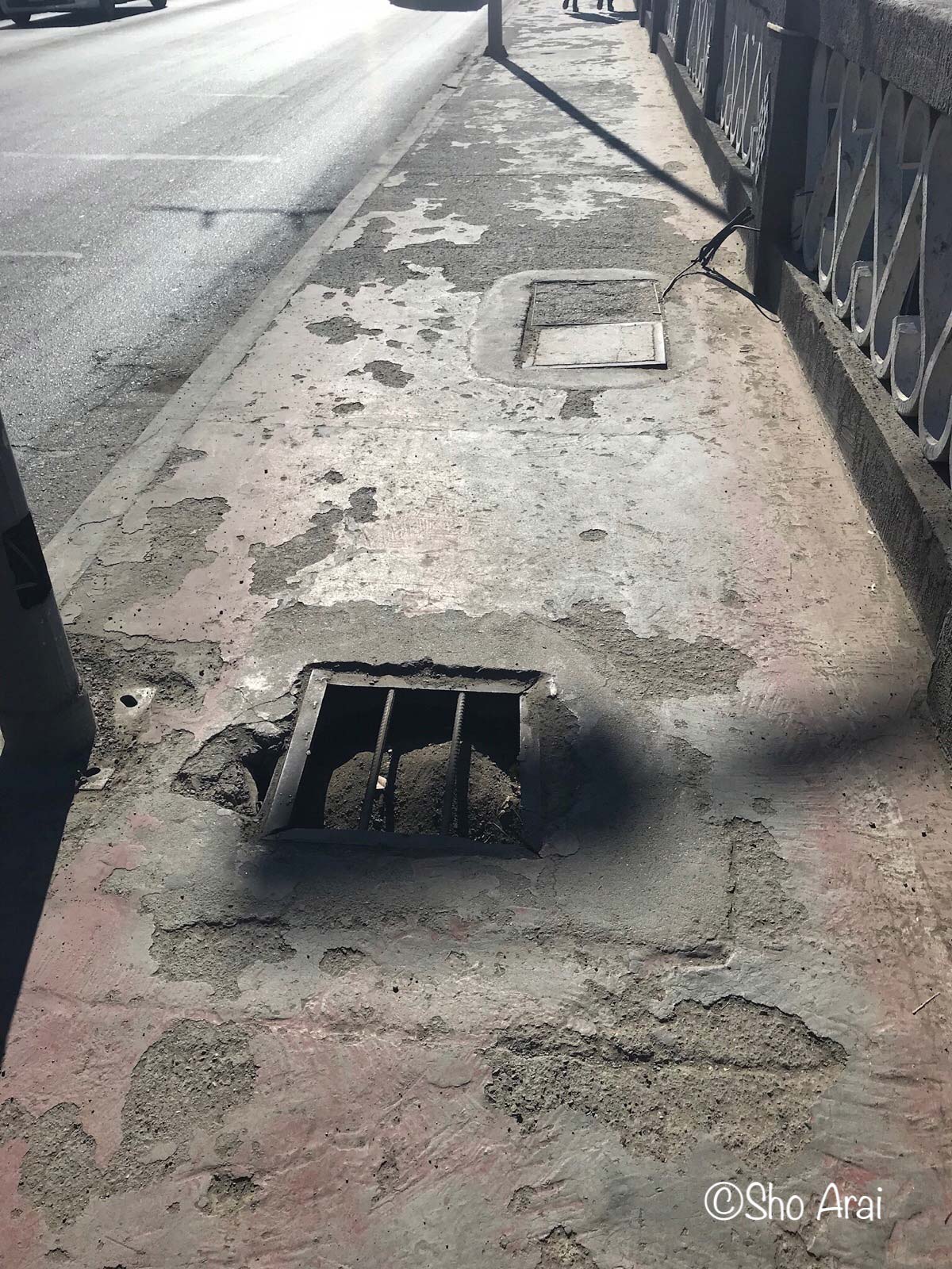 ウランバートル市内の道路