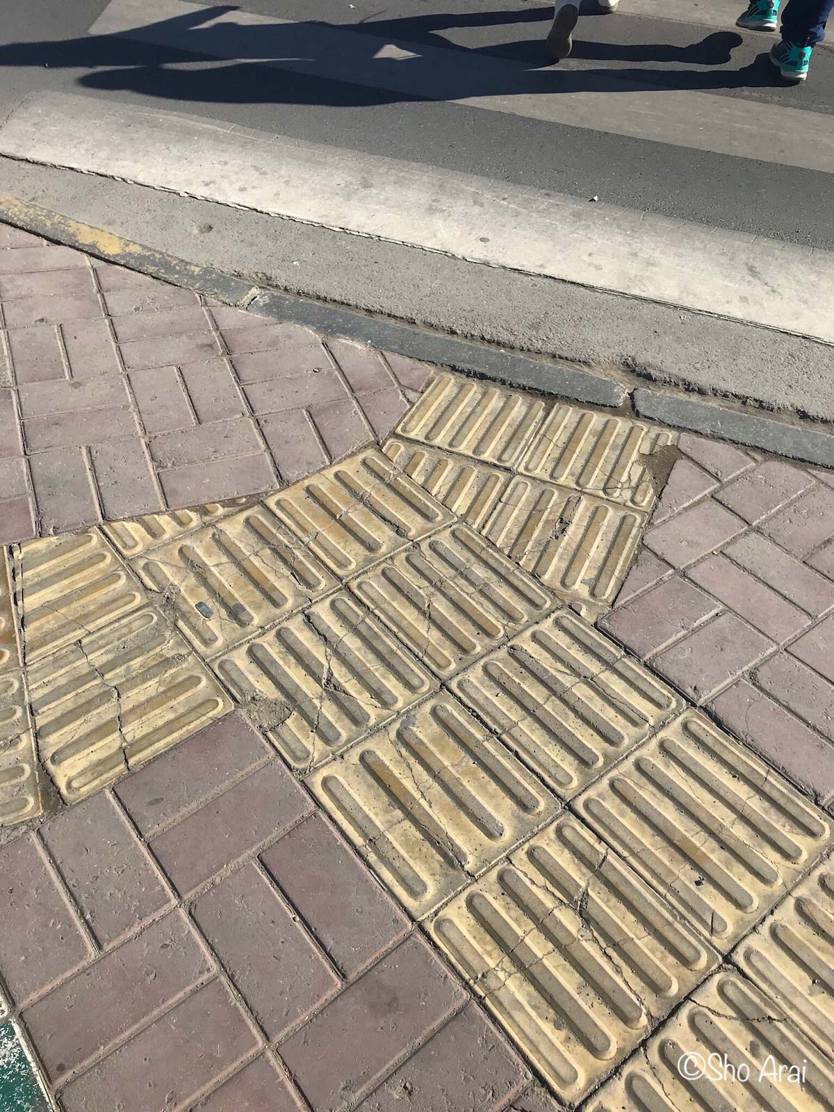 ウランバートル市内の道路