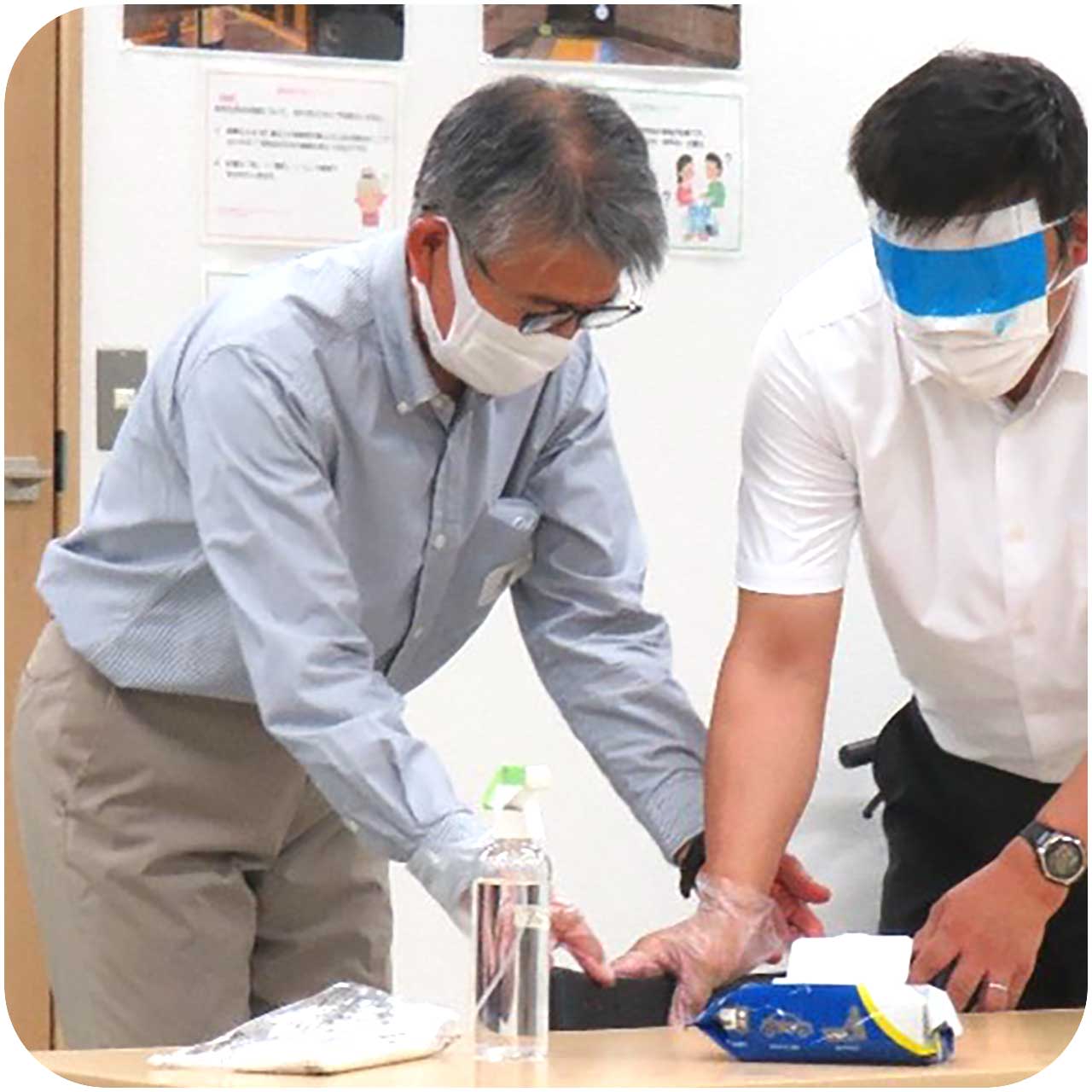 株式会社JR東日本テクノハートの皆さんの実技教習の様子