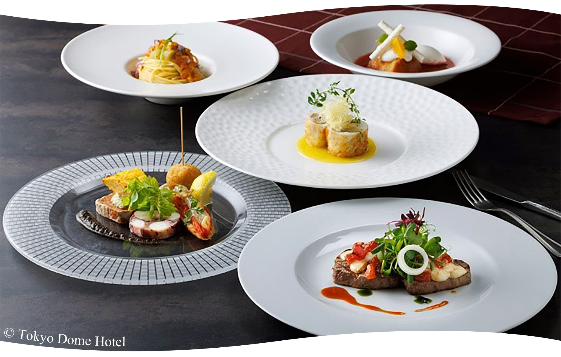 東京ドームホテルのコース料理