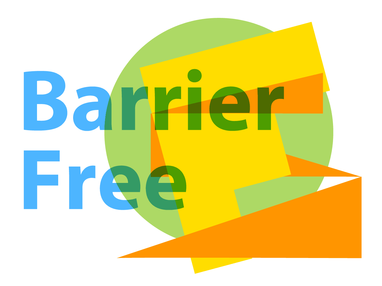 barrierfree（Barrier Free バリアフリー カテゴリーのロゴマーク