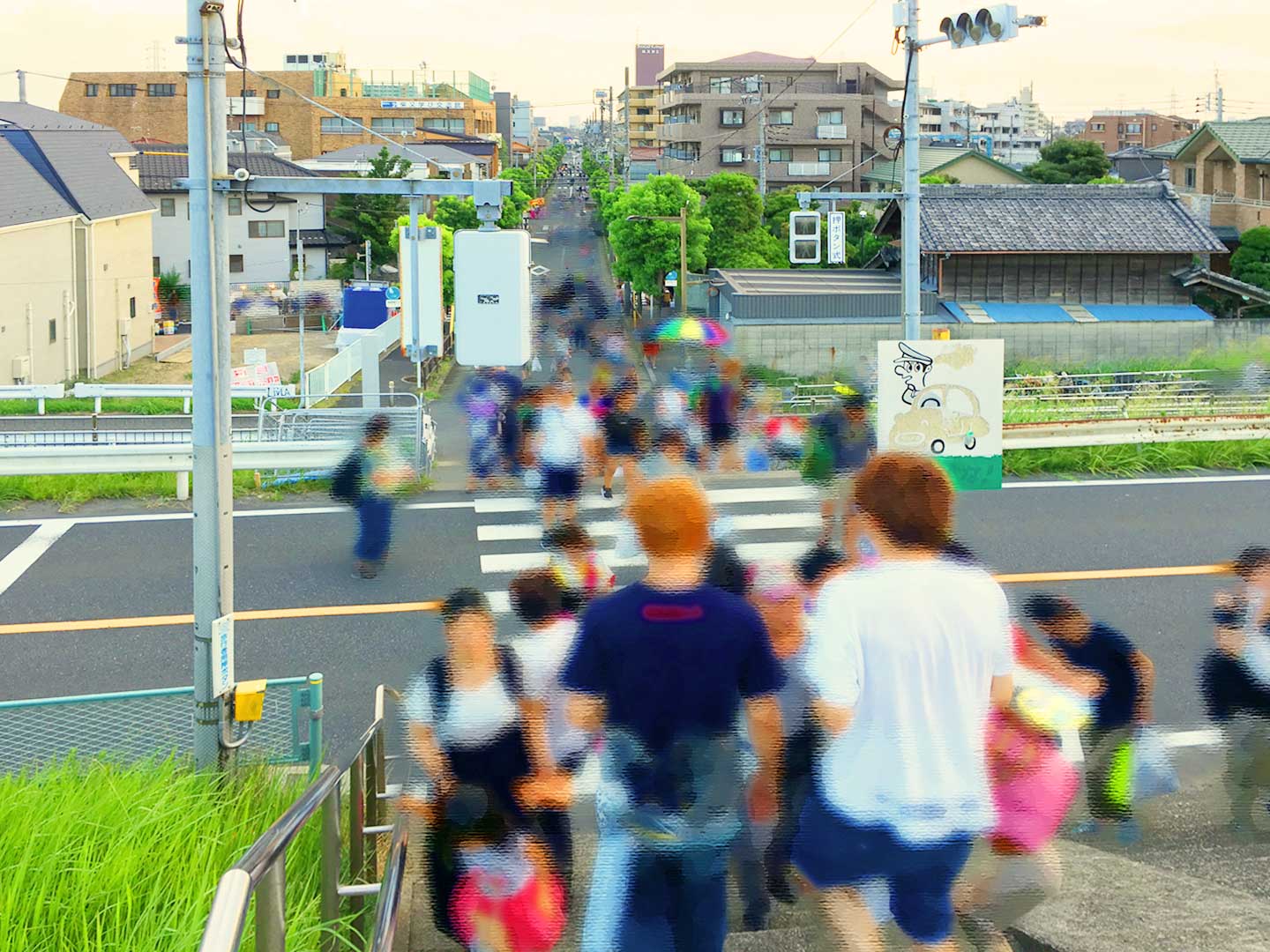 花火大会会場の様子
